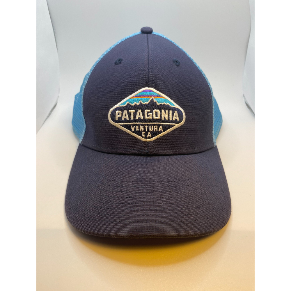 Patagonia Ventura California Mesh Snap Back Hat One Size Fits Most Blue
